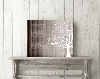 Gift for Mom from Daughter, Mom How can I Thank You, Poem Mom Wedding Day Gift for Mother Christmas Gift Canvas Print Thank You Gift for Mom