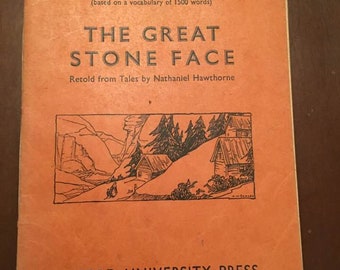 1933 london book, The Oxford English Course, The Great Stone Face