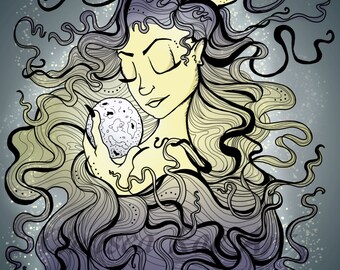 Downloadable Luna Illustration