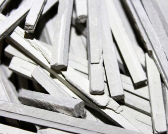 Earthy Goodies slate chalk pencils (thick). Crunchy, earthy & thick edible white limestone slate chalk pencils