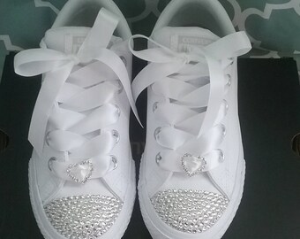 flower girl converse shoes