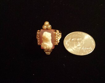 10k Yellow Gold Victorian Ring