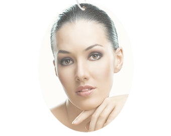 Oval Portrait Air Freshener - Custom