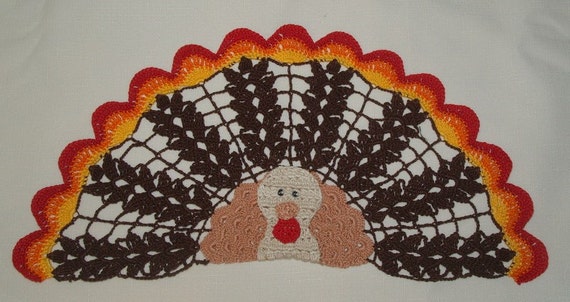 Thanksgiving Turkey Doily Crochet Pattern