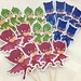 PJ Masks Cupcake Toppers / Topper / Birthday / Theme / Die Cuts / Party Decor / x18 / Next day Shipping / Supplies / Cake Pops / Party