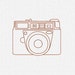 Vintage camera redwork machine embroidery design nwcvq Vintage camera redwork machine embroidery design nwcvq