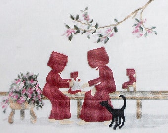 Diane Graebner DOLLY'S DAY Picture - Counted Cross Stitch Pattern Chart - fam