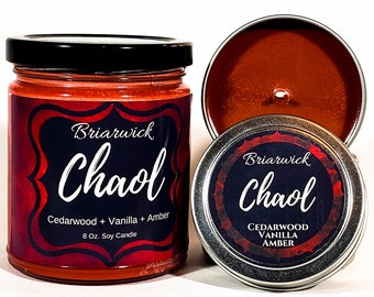 Chaol Candle- Throne of Glass Inspired- Soy Vegan Candle