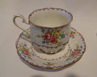 Royal Albert Petit Point Teacup and Saucer #778676