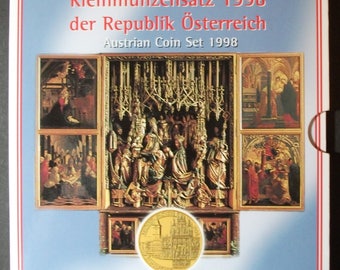 1998 Austria Mint Set Only 25,000 Produced
