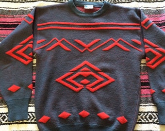 Vintage Oversized Wool Sweater