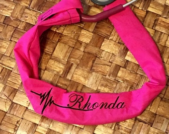 Custom embroidered stethoscope cover