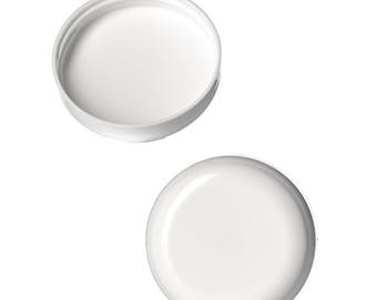 8oz White Dome Lid