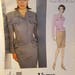Givenchy Vogue Pattern 1889 Misses Top & Skirt (18-20-22) Uncut Year 1996