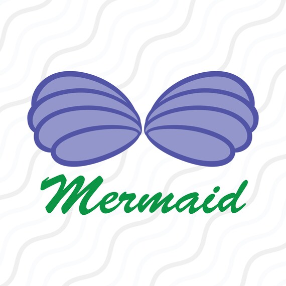 Free Free 260 Mermaid Seashell Bra Svg SVG PNG EPS DXF File