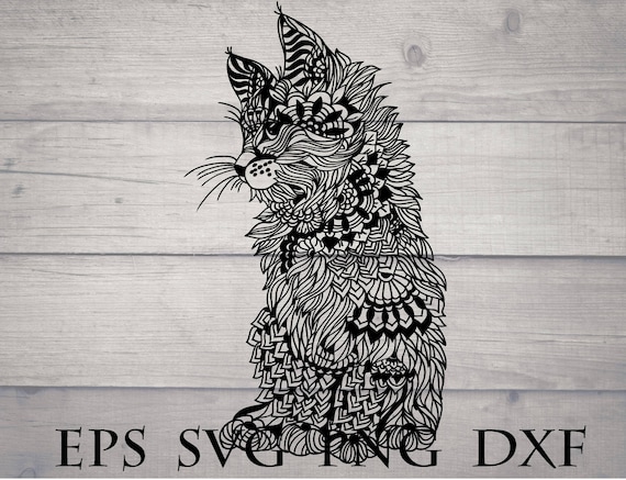 Free Free Mandala Cat Svg 745 SVG PNG EPS DXF File