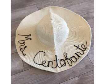 Sun Hat w/ Custom Personalized Wording
