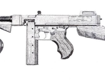 Rubber Band Gun Plans / Carbine and Submachine Gun Printable