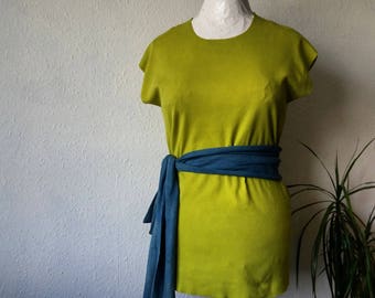 Hippie tshirt alternative wedding boho minidress eco natural dyes tunic earthy festival ethical vegan friendly environmental handfasting