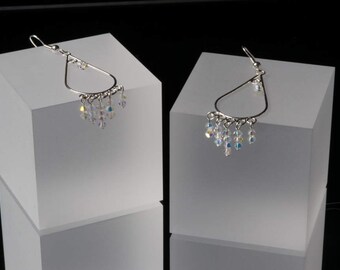 Sparkly Crystal Swarovski Chandelier Earrings