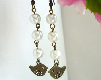 boucles d'oreilles cristal, earrings , cristal earrings, Downton Abbey style,antique victorian look, boheme earring,