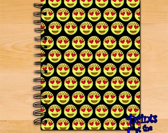 Softball Emoji Notebook/Softball Emoji Spiral Journal/Girls Softball Emoji Diary Notebook/Softball Player/Coach Writing Journal Gift