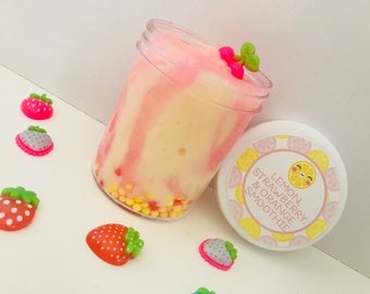 Lemon, Strawberry & Orange Smoothie Cloud Cream Slime, Cloud Slime, Scented Slime - 4 oz. or 8 oz.