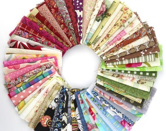 50 piece pack fabric cotton 100% printed boundle patchwork fabric squares of 10*10cm for sewing buttons craft (SKU:CTJZ21-FSC1010-50)