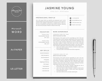 resume template creative resume template cover letter 3 pages pack resume template - Creative Resume Templates resume template creative resume template cover letter 3 pages pack resume template - Creative Resume Templates