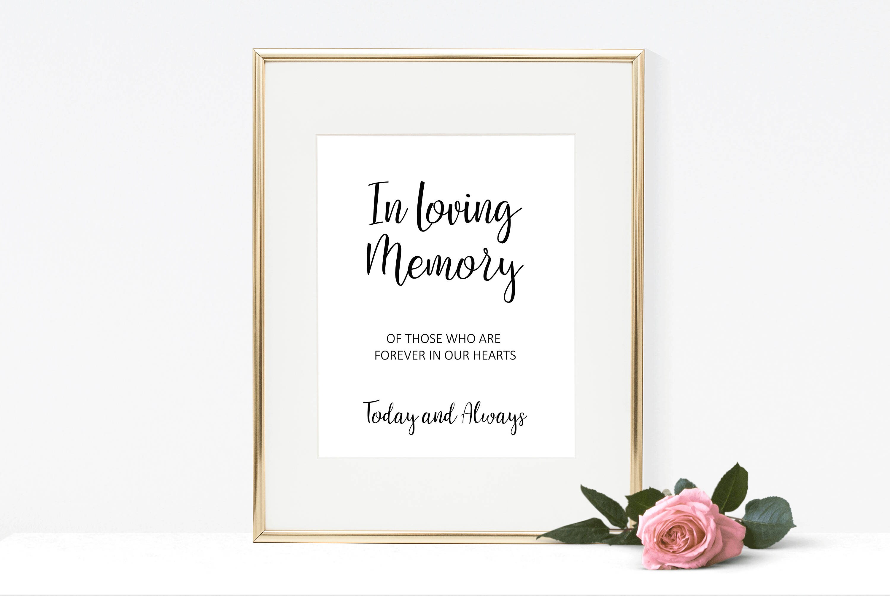 in loving memory note in loving memory note