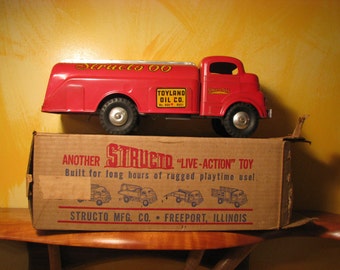 Vintage Structo Gasoline Truck
