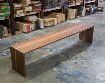 The Wheeler Walnut Bench