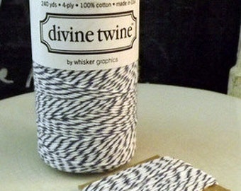 Blue White Cotton String Blueberry Divine Twine 10 yards