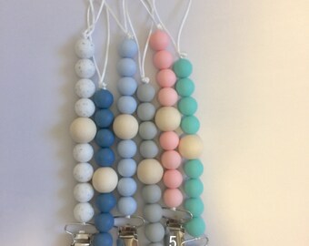 Pacifier Clips Silicone Beads Pacifier Clip girl Pacifier Clip Boy Modern Pacifier Clip Binky Clip Silicone Pacifier Clips Silicone Beads