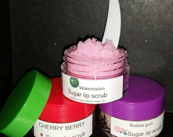 sugar lip scrubs, bath and body, lip care, natural, flavors, make-up
