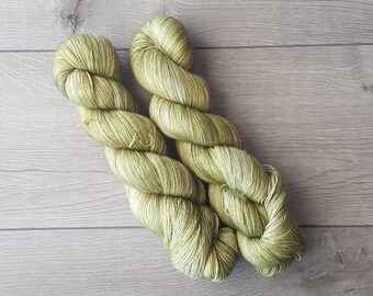 Hand Dyed Lace Weight 100% Superwash Merino Singles Tonal Yarn