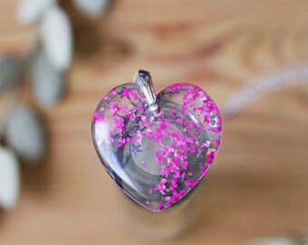 Cherry Blossom Necklace - Real Flower Necklace , Sakura , Gifts for Her , Botanical Jewelry , Pressed Flower Necklace , Pink Flower Necklace