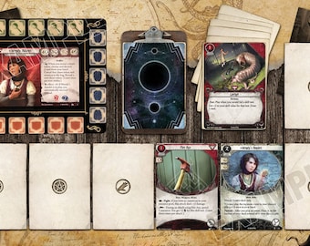 16x10 Investigator Player Mat for Dashboard - Arkham Horror Card Game - Digital Download Only