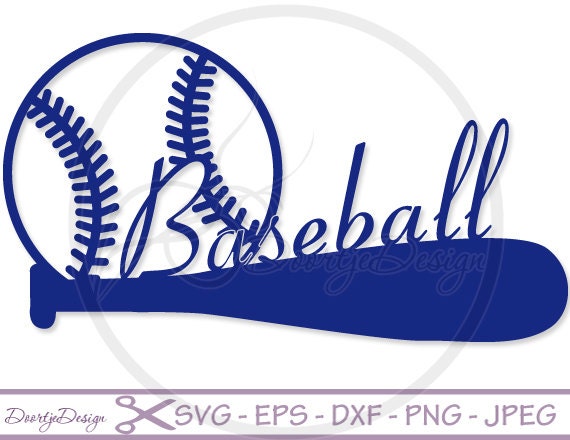 Download Baseball and Bat SVG cutting files SVG files Baseball