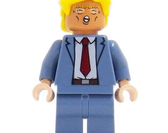 Donald Trump (Orange Edition) - miniBIGS Custom Figure made from Genuine LEGO Minifigure Elements