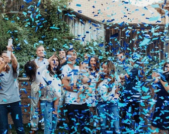 Ships same day! 12 Inch Confetti Cannon Gender Reveal Confetti Cannon Gender Reveal Cannon Fast Shipping!