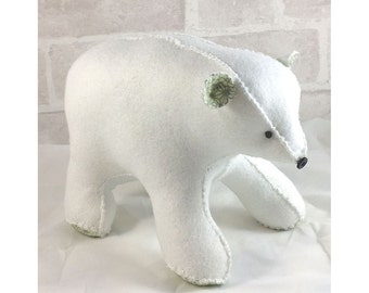 Polar Bear Softie Pattern pdf instant download