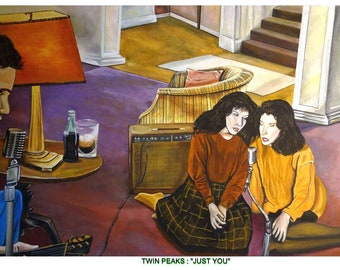 TWIN PEAKS Fine Art Quality Print David Lynch By Phil Born