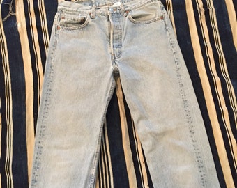 Vintage 1980s Levis 501 Jeans Size 29x39(Measured) Made In USA