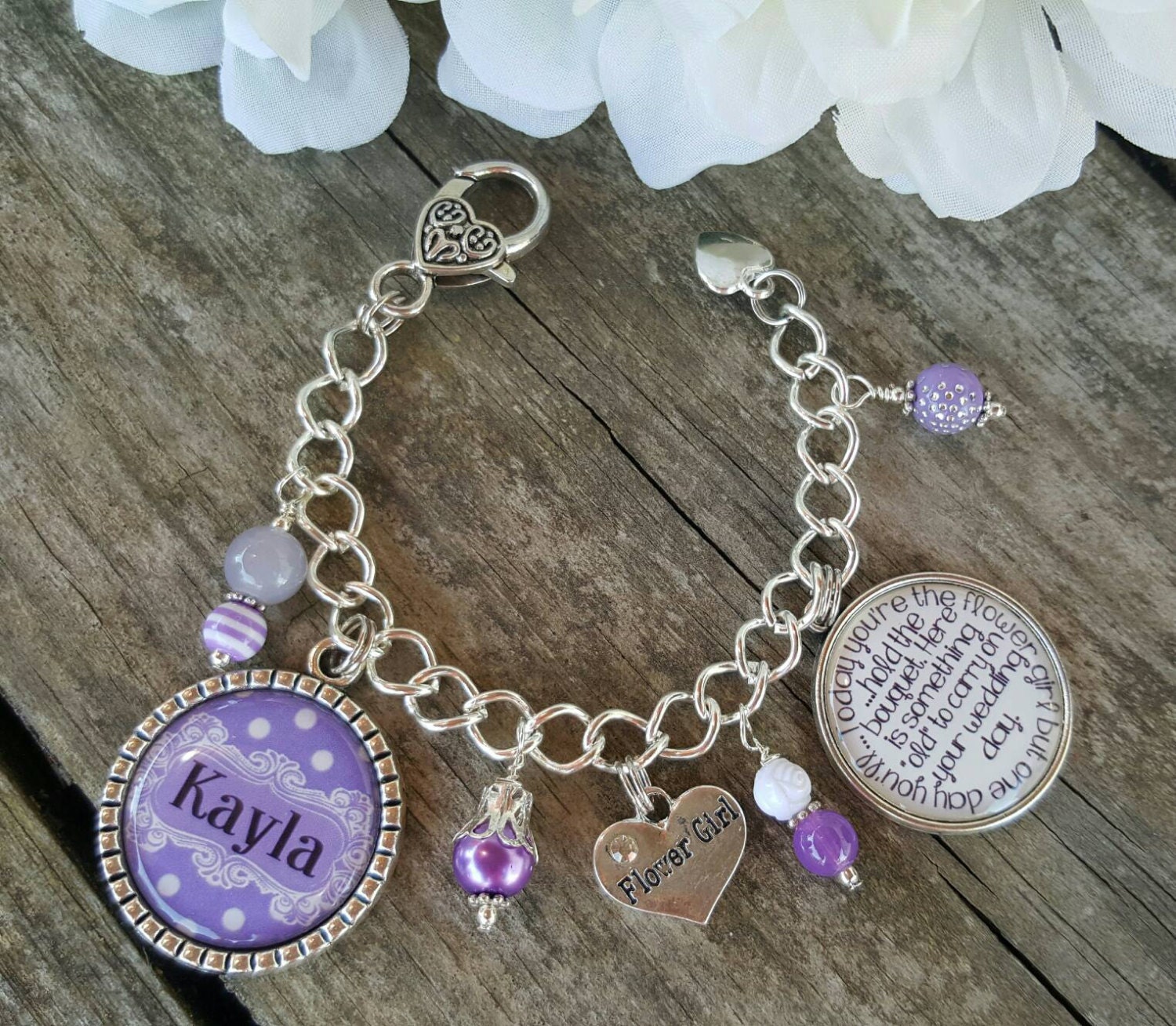 PERSONALIZED FLOWERGIRL GIFT Personalized Flower Girl Gift