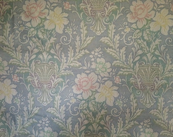 1920's Antique Embossed Floral Wallpaper By the Yard
