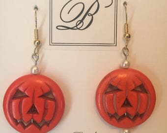 Jack o Lantern Earrings