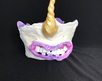 Herbert Custom Unicorn Yarn Bowl/Unicorn Gift/Unicorn Bowl/Unicorns/Unicorn/Knitting/yarn/yarn bowl/gift/Crochet Bowl/Cool Yarn Bowl