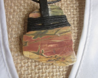 Red Creek Jasper Organic Pendant