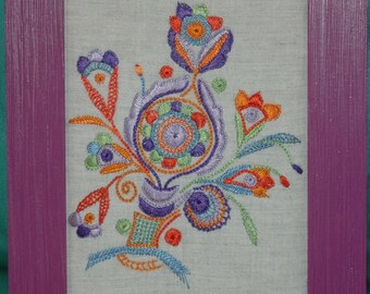 Breton embroidery silk thread